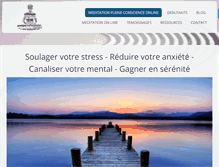 Tablet Screenshot of coach-meditation.com